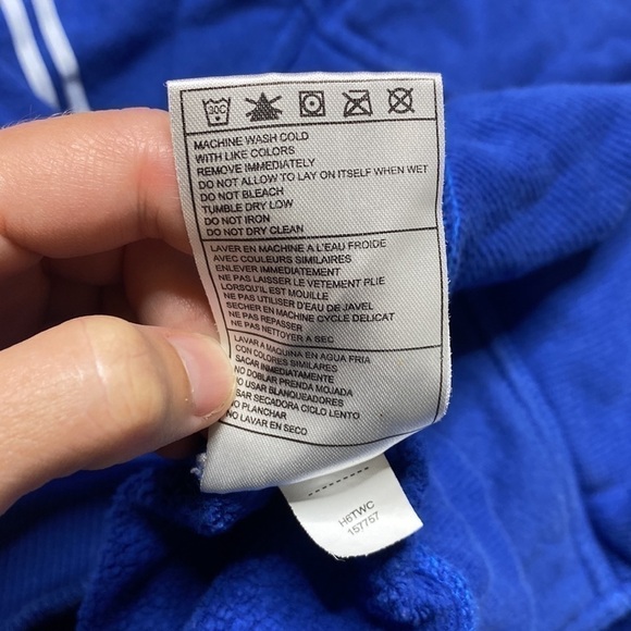 Vintage Nike Blue Retro Spellout Full Zip Sweatshirt Size XLarge - Picture 6 of 8